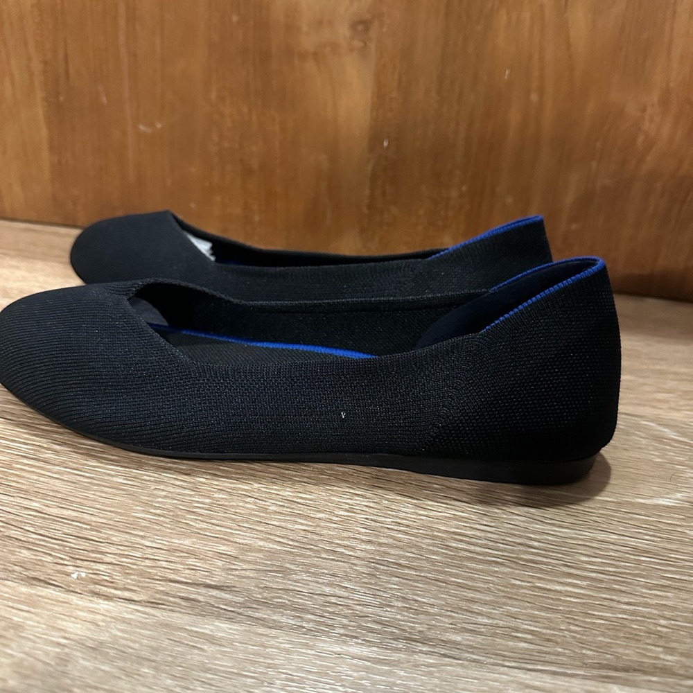 Rothy's Black and Blue Women's Flats - Picture 4 of 4